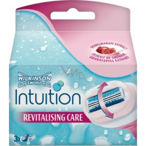 Wilkinson Lady Intuition Replacement Head with Pomegranate Extract 3 pieces