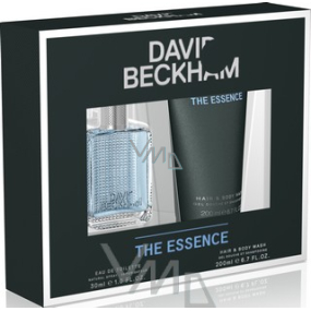 David Beckham The Essence eau de toilette 30 ml + shower gel 200 ml, gift set