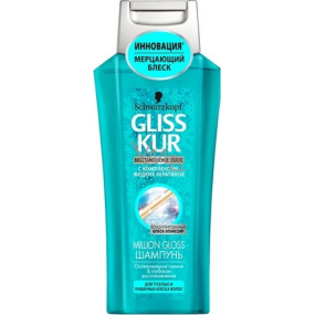Gliss Kur Million Gloss Regenerating Hair Shampoo 250 ml