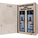 Bohemia Gifts A fairy tale about Dad a fairy tale, shower gel 250 ml + oil bath 200 ml (with a pleasant citrus scent), book cosmetic set