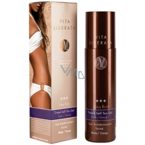 Vita Liberata Extra Rich Self-tanning colored body gel dark shade 200 ml