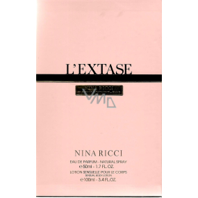 Nina Ricci L Extase perfumed water 50 ml + body lotion 100 ml, gift set