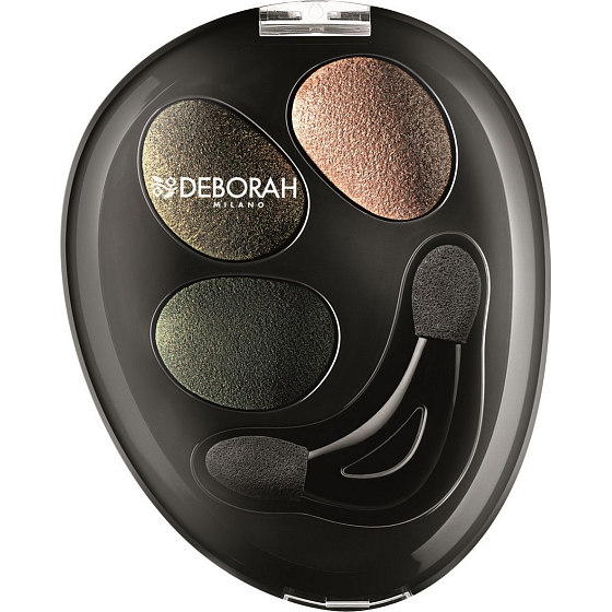 Deborah Milano Trio Hi-Tech Eyeshadow Eyeshadow 07 Green Chic 4.2 g