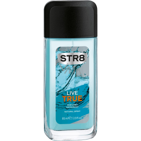 Str8 Live True perfumed deodorant glass for men 85 ml