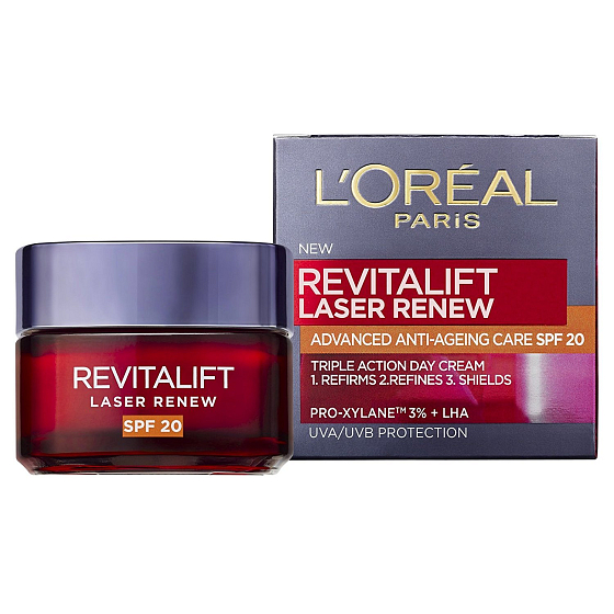 Loreal Paris Revitalift Laser Renew Advanced Anti-Ageing Care SPF 20 Day Cream for Wrinkle Correction 50 ml