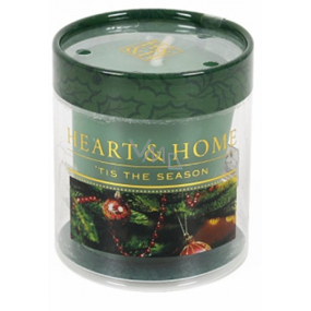 Heart & Home Christmas Tree Fragrance Soy Scented Candle without burning burns up to 15 hours 53 g