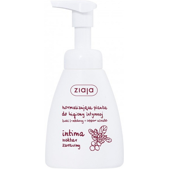 Ziaja Intima Cranberry Nectar Foaming Intimate Hygiene 250 ml