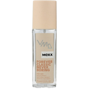 Mexx Forever Classic Never Boring for Her perfumed deodorant glass 75 ml Tester