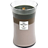 WoodWick Trilogy Cozy Cabin - Cozy Cabin scented candle with a wooden wick and lid glass large 609.5 g