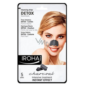 Iroha Detox Nose cleansing strips with charcoal 5 pieces