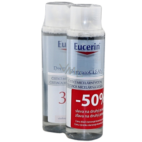 Eucerin DermatoClean 3 in 1 micellar cleansing water 2 x 400 ml, duopack