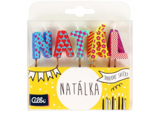 Albi Cake candles name - Natálka, 2.5 cm
