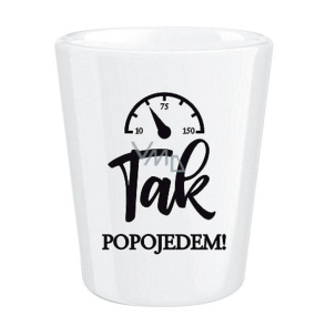 Bohemia Gifts Porcelain cup Cheers - let's go 0.5 cl