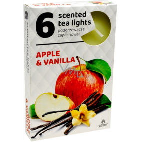 Tea Lights Apple and vanilla scented tea lights 6 pieces