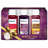 Tetesept Rest + Moments of Happiness + Indian Ayurvedic Bath Bath Concentrates 3 x 20 ml Miniature Cosmetic Set