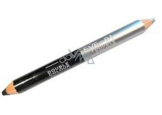 Princessa Davis Eye Double Colour Eyeshadow Pencil 001 Black - Silver 6 g