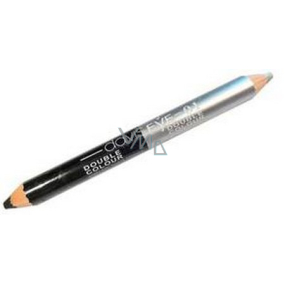 Princessa Davis Eye Double Colour Eyeshadow Pencil 001 Black - Silver 6 g