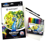 Centropen Aquarelle watercolor paints set of 12 pieces + accessories