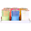 New Garden Citronella Mosquito repellent scented candle, in plastic, colour mix 60 x 95 mm 1 piece