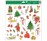 Window foil without glue 30 x 33.5 cm Three gifts. box