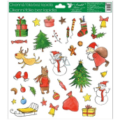 Window foil without glue 30 x 33.5 cm Three gifts. box