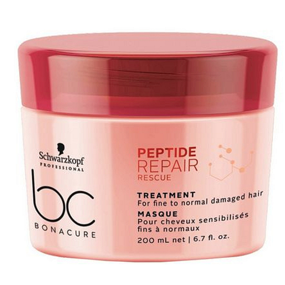 Schwarzkopf Professional BC Bonacure Peptide Repair Rescue Treatment mask for damaged hair 200 ml