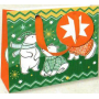 Nekupto Gift paper bag luxury 18 x 16 cm Christmas WLIS 1740