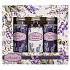 Bohemia Gifts Lavender shower gel 50 ml + shampoo 50 ml + foam 50 ml, cosmetic set