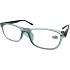 Berkeley Reading glasses +2.0 plastic gray, black sides 1 piece MC2184