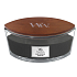 WoodWick Black Peppercorn - Black peppercorn scented candle with wooden wide wick and glass ship lid 453 g