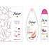 Dove Beauty For All Renewing Glow shower gel 250 ml + Go Fresh antiperspirant deodorant spray 150 ml, cosmetic set