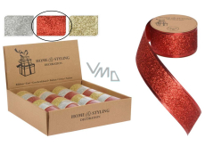 Emocio Ribbon with glitter red 2700 x 38 mm