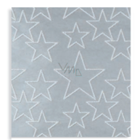 Zöwie Gift wrapping paper 70 x 150 cm Christmas Nordic Light silver - white stars