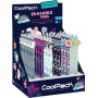 Colorino Rubberized pen Girls Star, blue refill 0,5 mm