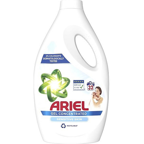 Ariel Sensitive Skin liquid washing gel 16 doses 1,76 l
