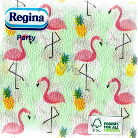 Regina Party Paper Napkins 1 ply 33 x 33 cm 45 pieces Flamingos