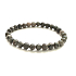 Yooperlite bracelet elastic natural stone, ball 6 mm / 16 - 17 cm