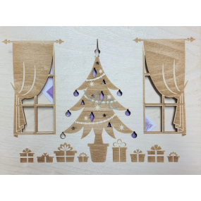 Albi Wooden money pocket Christmas tree 24 x 18 x 0,9 cm