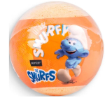 Smurfs sparkling bath ball for children Orange 100 g