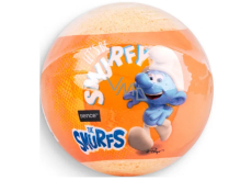 Smurfs sparkling bath ball for children Orange 100 g
