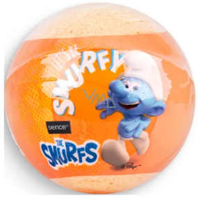 Smurfs sparkling bath ball for children Orange 100 g