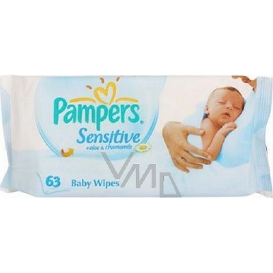 Pampers Sensitive Wet wipes for sensitive skin of children 63 pieces