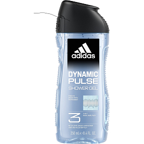Adidas Dynamic Pulse 3in1 shower gel for body, hair and face for men 250 ml Adidas Dynamic Pulse 3in1 shower gel for body, hair and face for men 250 ml