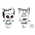 Charm Sterling silver 925 Marvel Guardians of the Galaxy Dancing Groot, bead for bracelet