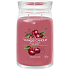 Yankee Candle Black Cherry - Ripe cherry scented candle Signature large glass 2 wicks 567 g
