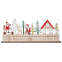 Advent calendar wooden Santa 25 x 10 cm
