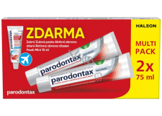 Parodontax Extra Whitening zubní pasta 2 x 75 ml + zubní pasta 15 ml