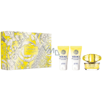 Versace Yellow Diamond Pour Femme Eau de Toilette 50 ml + Body Lotion 50 ml + Shower Gel 50 ml, Gift Set for Women