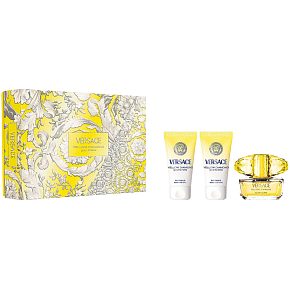 Versace Yellow Diamond Pour Femme Eau de Toilette 50 ml + Body Lotion 50 ml + Shower Gel 50 ml, Gift Set for Women