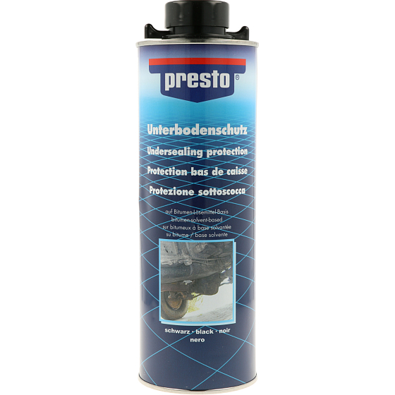 Motip 603239 Presto UBS Bitumen Underbody and Body Protection, Black, 1000 ml